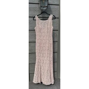 Ignite Evenings New York Lace Sequin Sleeveless Gown Womens 8